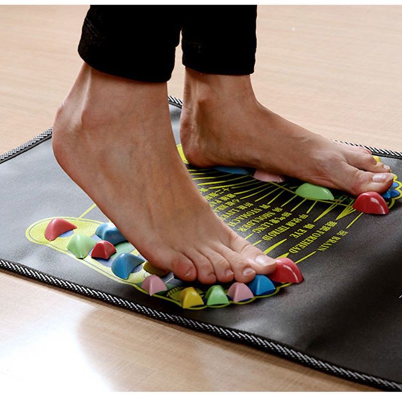 Matras Pijat Refleksi Kaki Massage Mat - Black