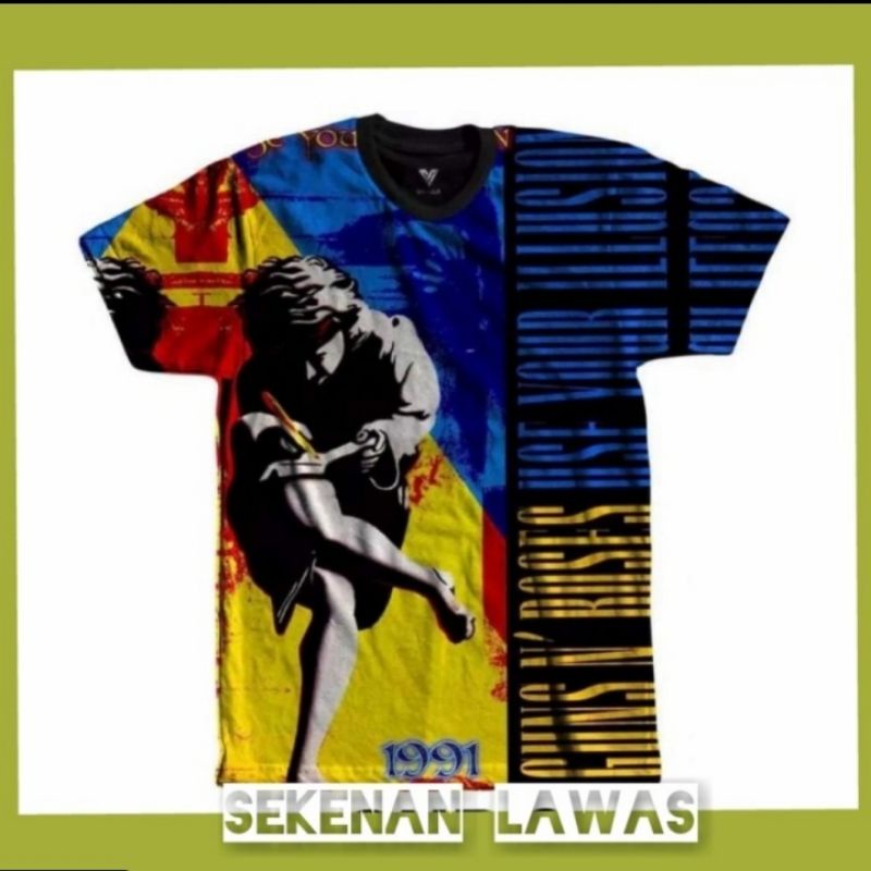 Kaos Band Guns N Roses (Fullprint)