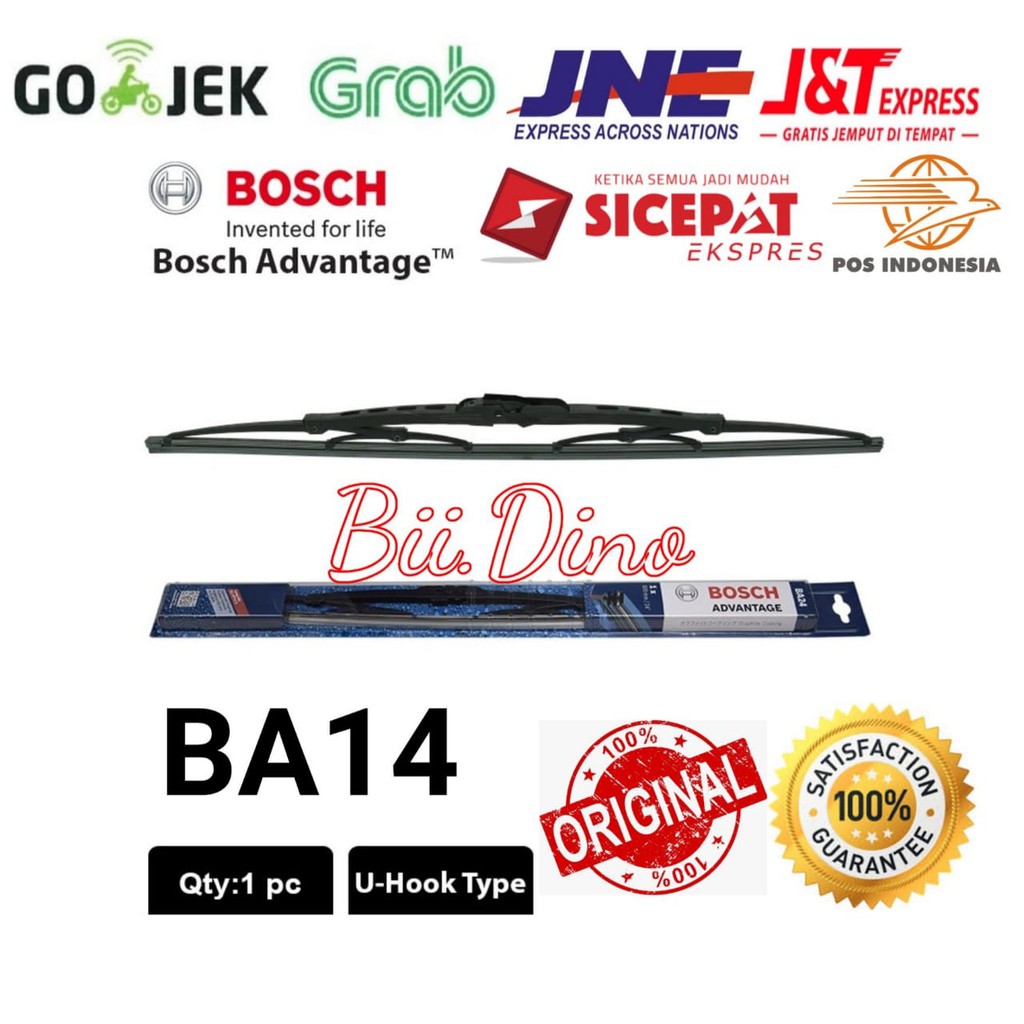 Wiper Bosch Kaca Mobil Advantage 14&quot; BA14