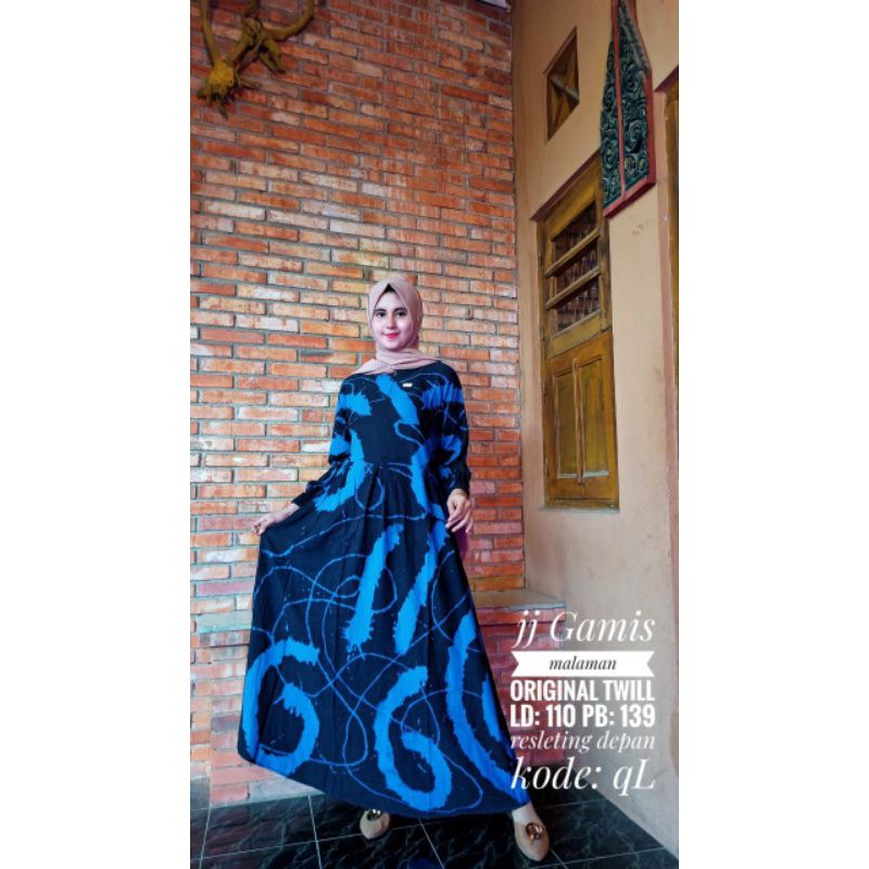 Gamis Twill Ori Gamis Batik Gamis Model Ploi Batik Pekalongan Gamis Pelangi