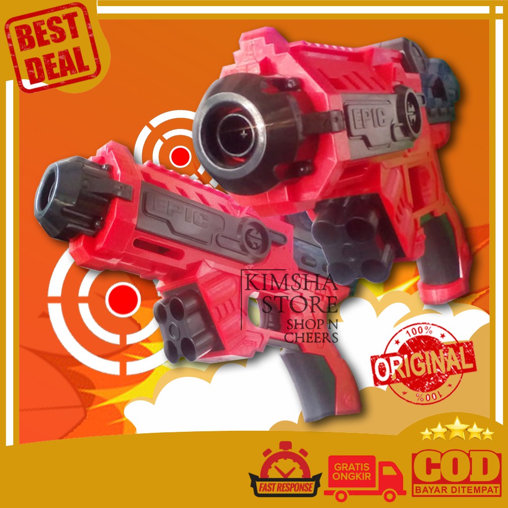 Pistol Nerf Strike Out Air Ball Gun Mainan Anak Tembak tembakan Airball