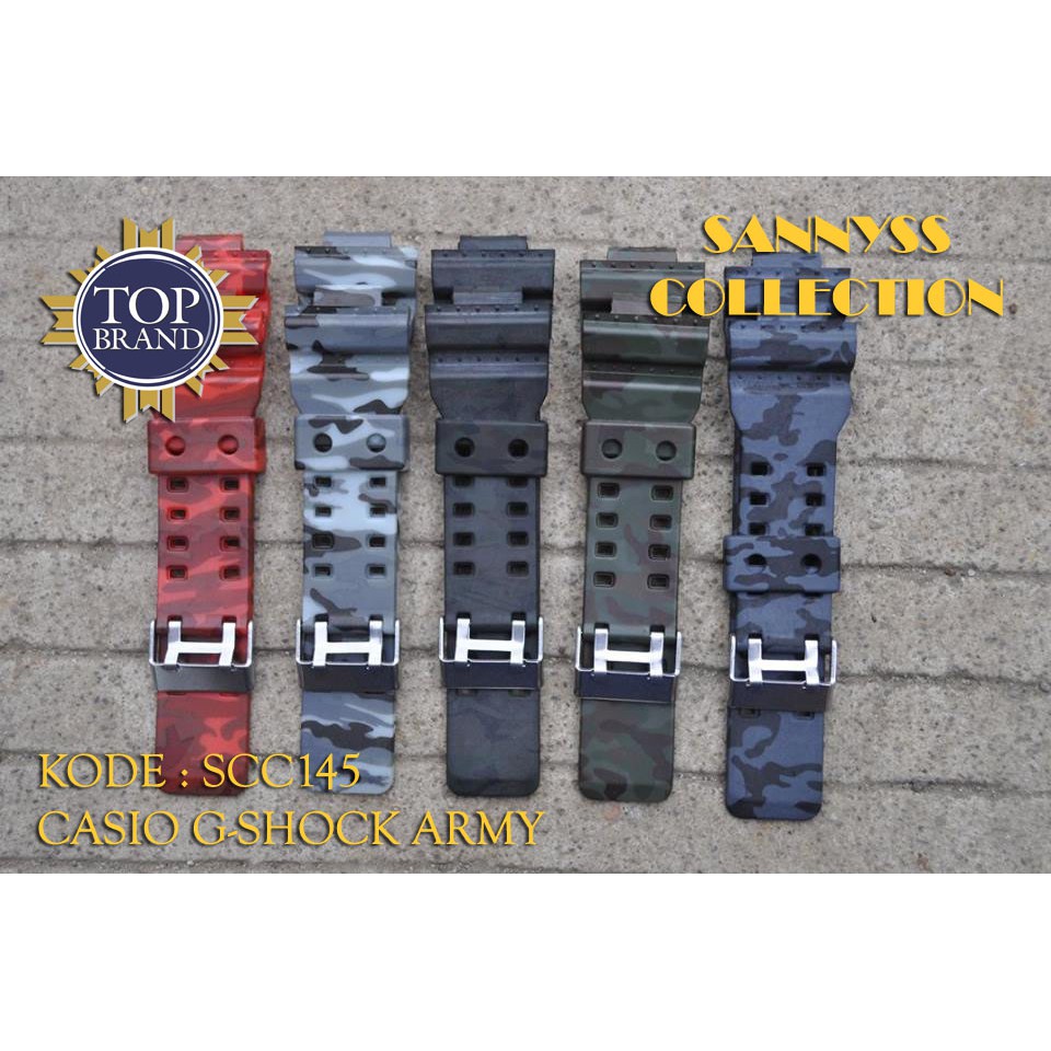 STRAP TALI JAM CASIO GSHOCK GA-100 - GA 100 - GA100 ARMY LORENG