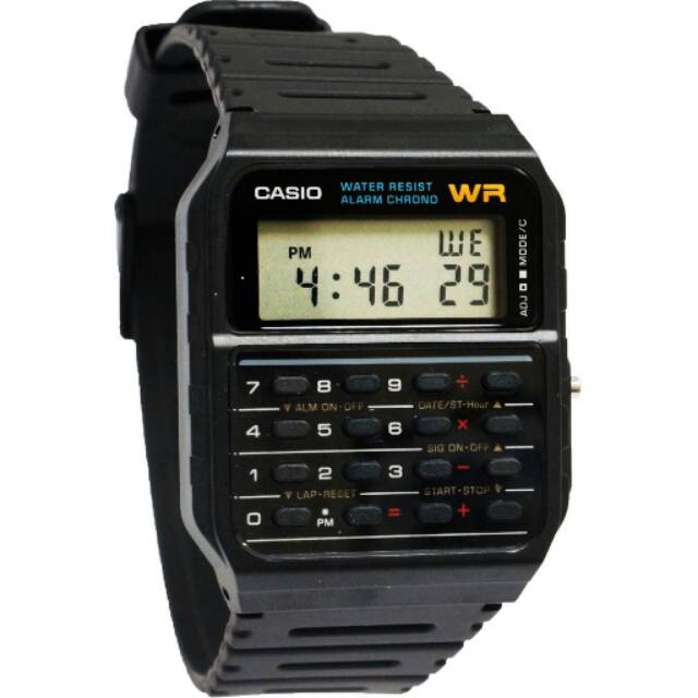 Jam tangan Casio CA53 - model kalkulator