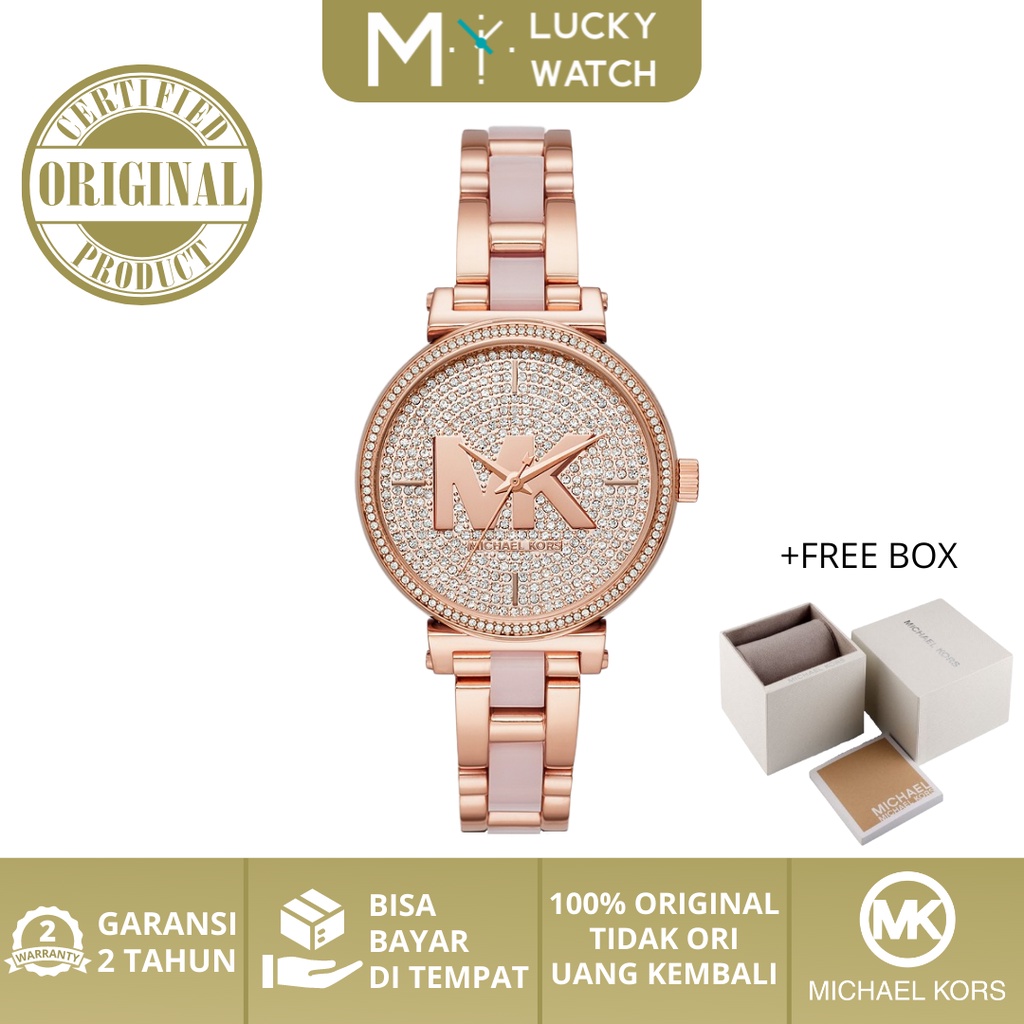 [ ORIGINAL - GARANSI ] MICHAEL KORS MK 4336 JAM TANGAN WANITA JAM WANITA MICHAEL KORS MK4336 SOFIE S
