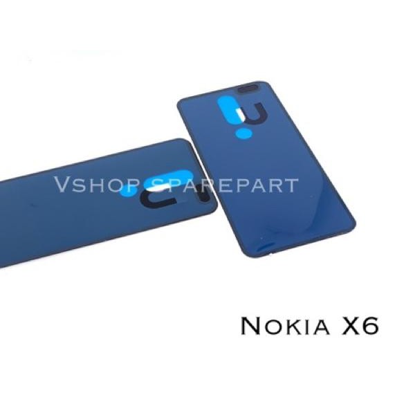 【SHOPEE 2.2】h384 Backdoor Back Casing Tutup Baterai Nokia 6.1 Plus X6 TA1116 ✡