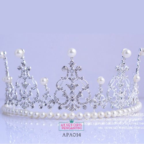 (BEST SELLER) AKSESORIS MAHKOTA PESTA WEDDING ANAK PEREMPUAN APA014