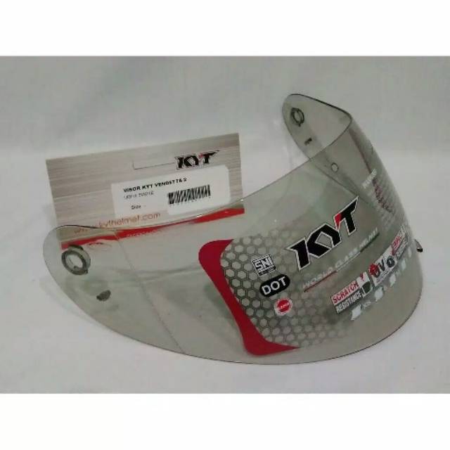 KYT Vendetta 2 - Visor Light Smoke (ORIGINAL) - Non Flat