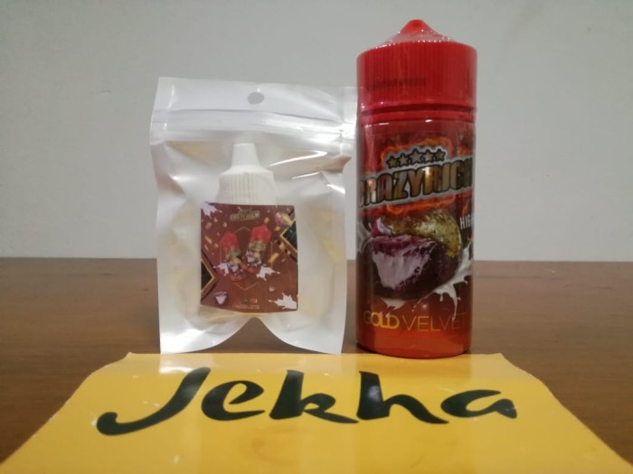 ketengan eceran IDJ crazy rich gold velvel 3mg 6mg 9mg liquid vape