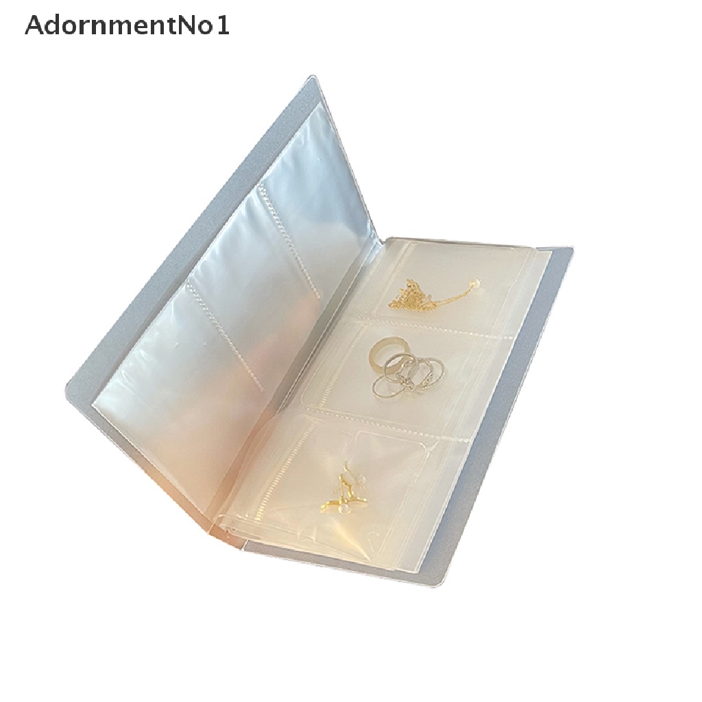 [AdornmentNo1] Jewelry Storage Organizer Foldable Book Album Earrings Necklace Display Stand [new]