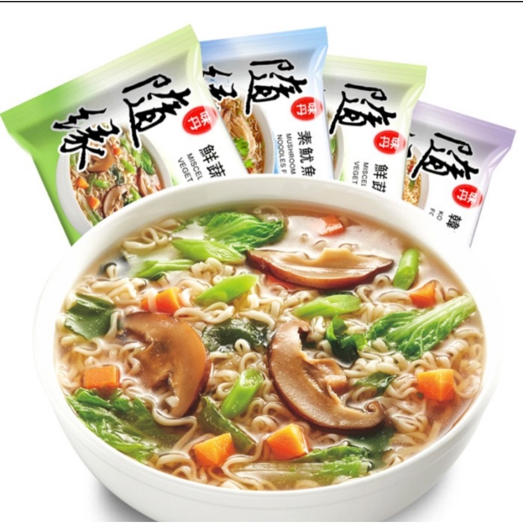 [1Pack ] Shui Yuan Noodles Taiwan Vegetarian Instant Noodles 随缘台湾素食方便面