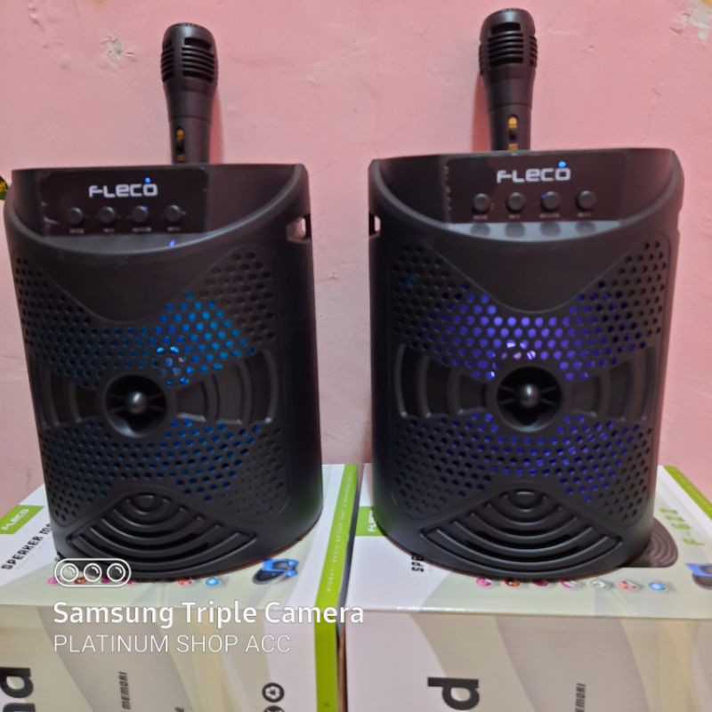 SPEAKER BLUETOOTH FLECO F622/F625 SUBWOOFER 6,5INC/SALON AKTIF PORTABLE RADIO FM/SPEAKER TABUNG WIRELESS