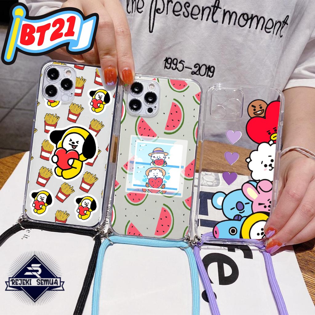 Softcase Slingcase Lanyard Bening KARTUN Samsung A11 M11 A12 A20s A21 A21s A20 A30 M10s RS5728