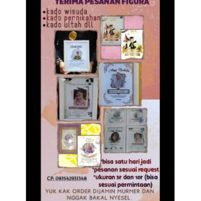 

Kado istimewa figura costum