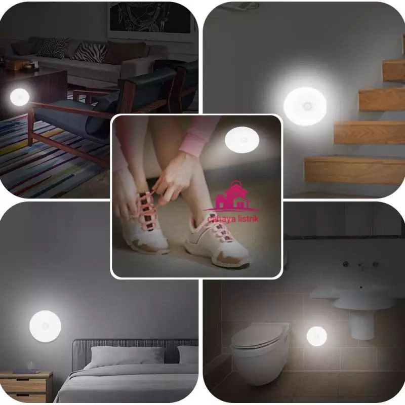 LAMPU TIDUR SENSOR GERAK LED / LAMPU LEMARI/ LAMPU TANGGA SENSOR LED/ LAMPU EMERGENCY