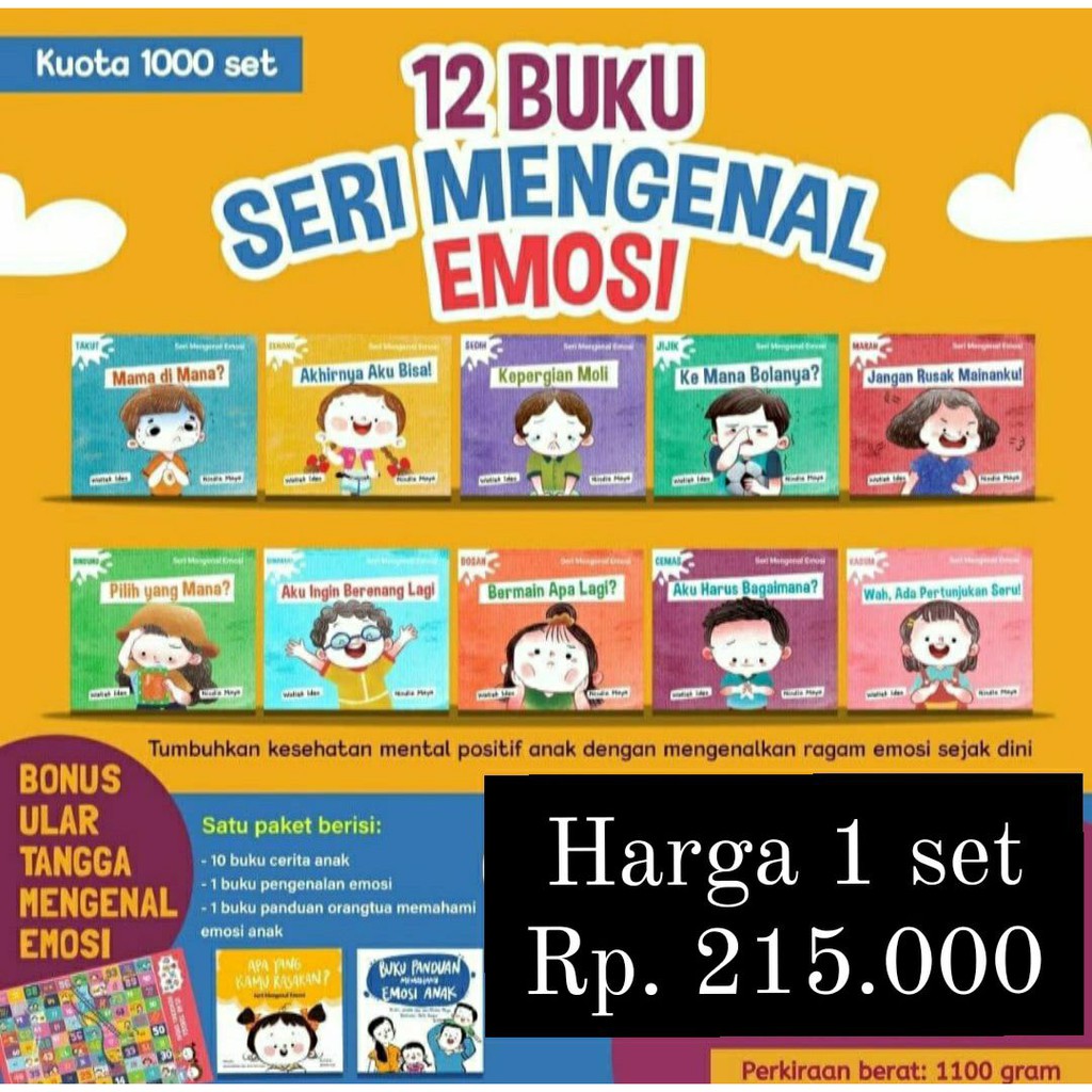 Buku 12 Seri Mengenal Emosi