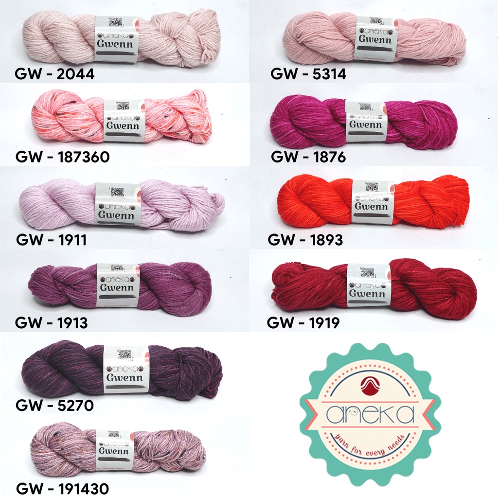 KATALOG - Benang Rajut Gwenn Yarn / Merino - Premium