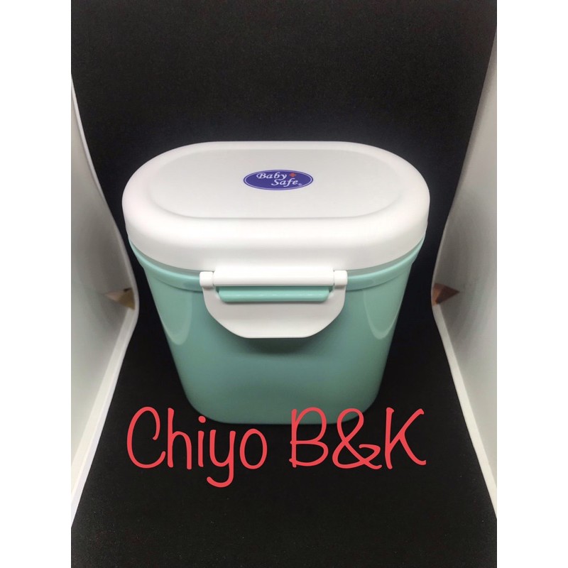 Baby Safe Milk Comparment Large Mc002 Baby Safe Milk Powder Container 800ml / Tempat Penyimpanan susu bubuk Baby Safe wadah penyimpanan susu bubuk