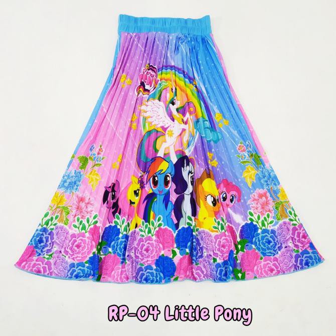 CUCI GUDANG Rok Plisket Anak / Rok Plisket Little Pony / Rok Rempel Little Pony