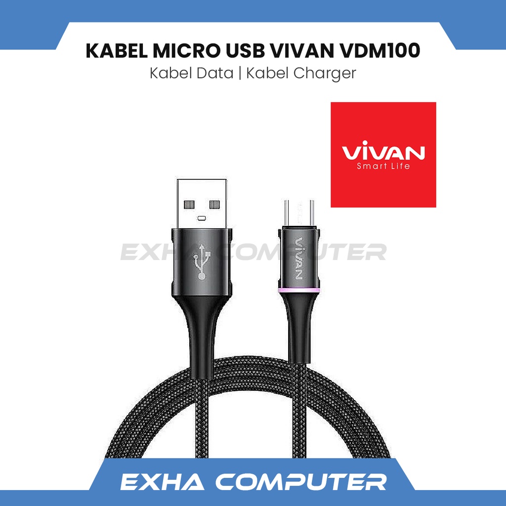 Kabel Data Micro USB VIVAN VDM100 Micro USB Kabel