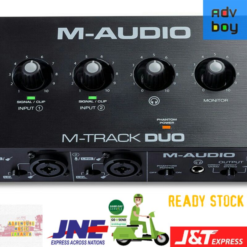 M AUDIO M TRACK DUO Soundcard Audio Interface MAudio MTrack Duo M-Audio M-Track Duo