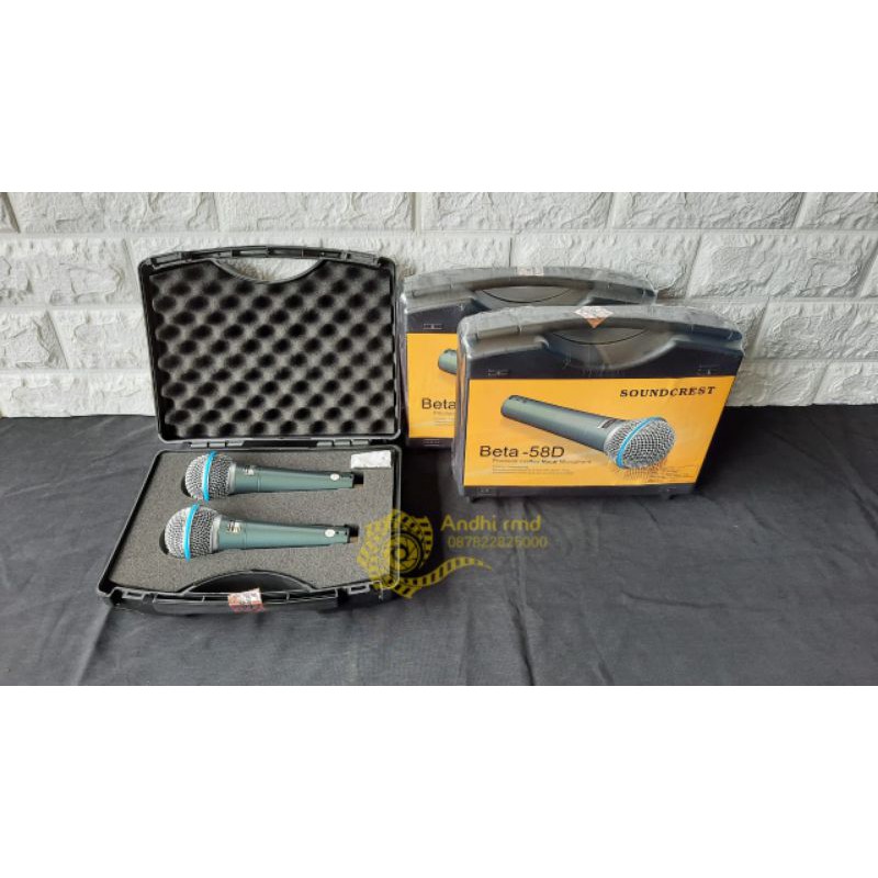 mic soundcrest beta 58D