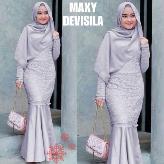 ELDE 16 - MAXI DEVISILA ATAS BRUKAT FURING BAWAH DUYUNG SATEN DEPAN BUSUI LD92 PJ130.
