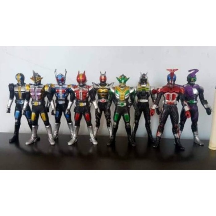 Promo Mainan action figure Kamen rider set kw Tinggi 6 inch Artikulasi Bahan Diskon