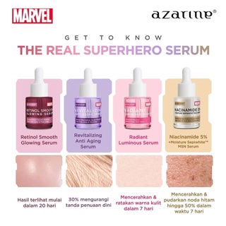 Jual Azarine X Marvel Superhero Serum Ml Acne Pore Brightening Anti Aging Skin