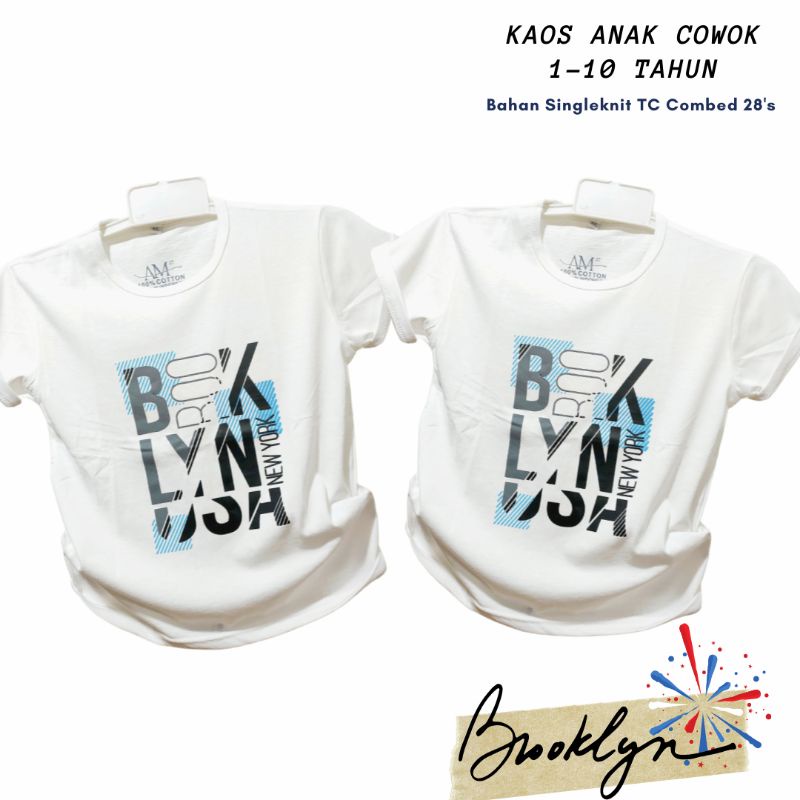 KAOS ANAK COWOK 1-10 tahun Motif SaBlon am27