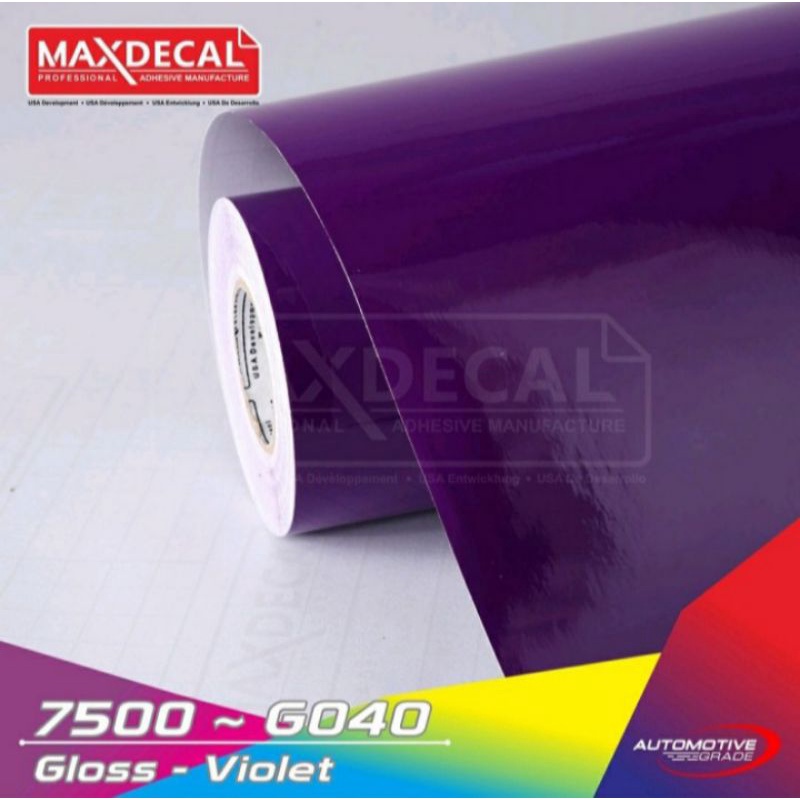 Sticker Stiker Skotlet Maxdecal Max Decal Ungu/Violet 7500 G040