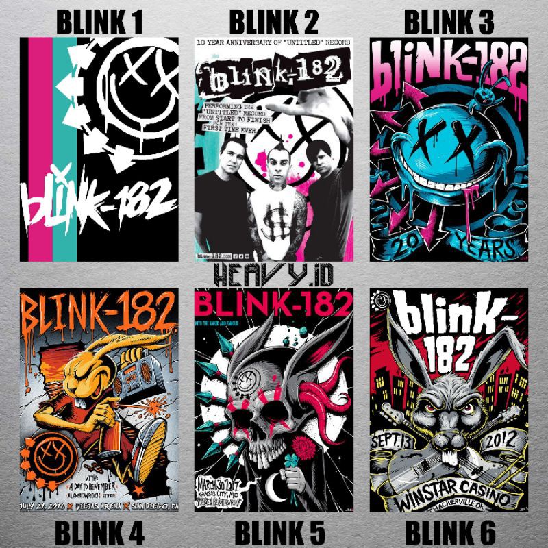 

POSTER BAND A3 BLINK 182