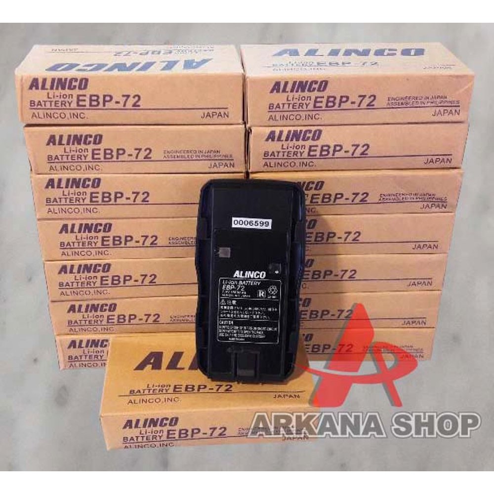 BATERAI HT ALINCO EBP 72 Lithium For DJ 175 ORIGINAL Terlaris