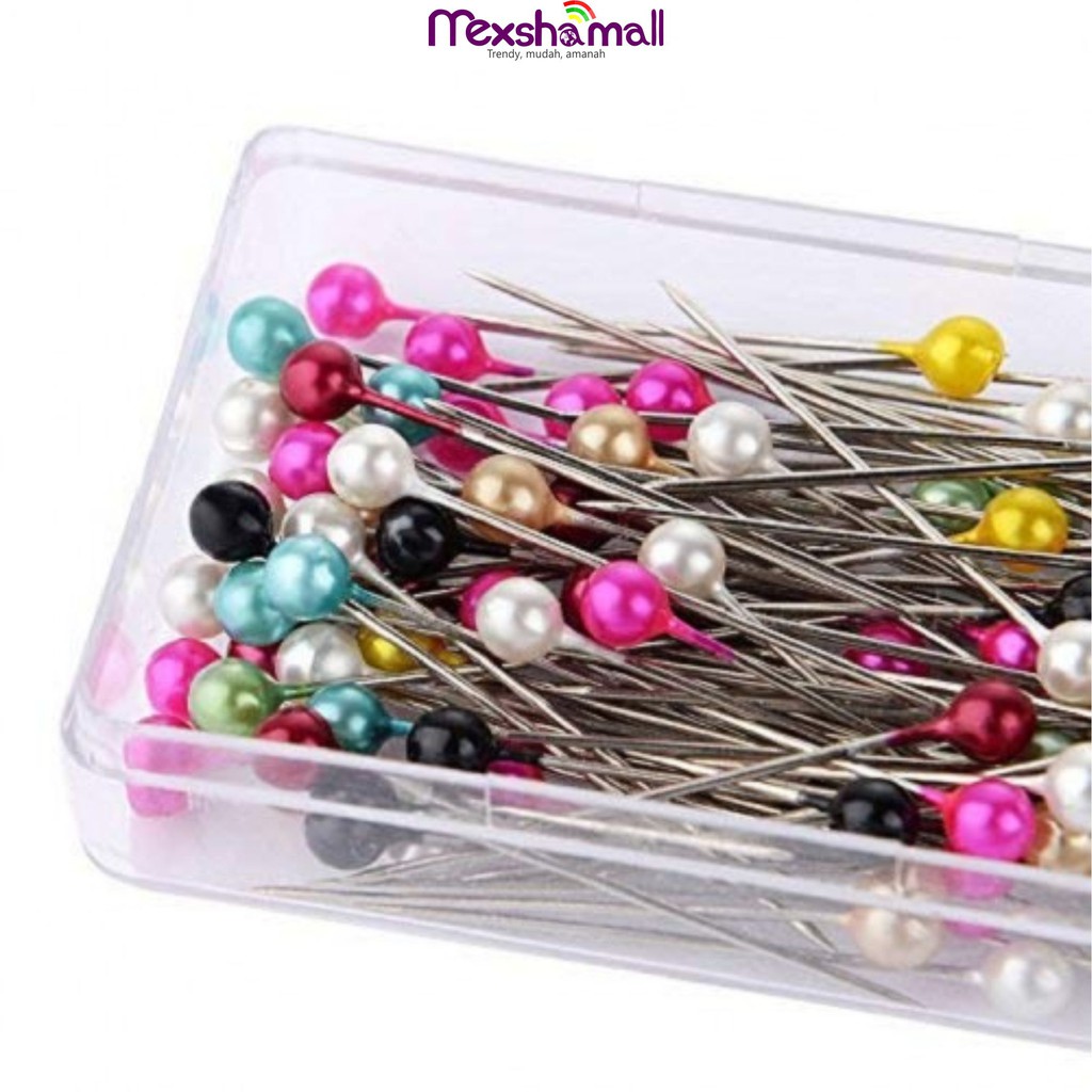 Jarum Pentul Kerudung Peniti Jahit Besar Dan Kecil Isi 100 Dan 50 Pcs Stanless Steel Shopee Indonesia