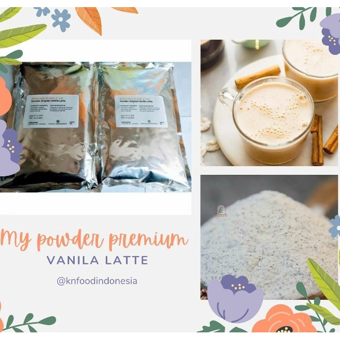 

Premium Powder Vanilla Latte - Powder Vanilla Latte Premium - 1 Kg-instan same day