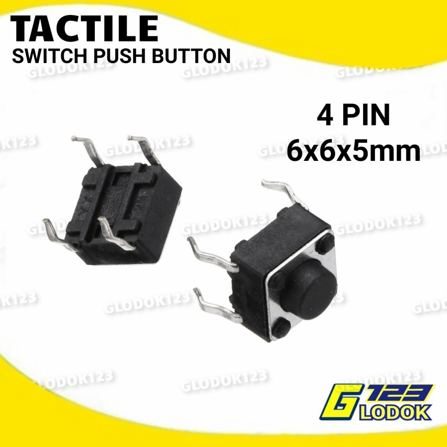 Tactile Switch Push Button SMD 6x6 2P 4P PIN Tombol Micro Momentary