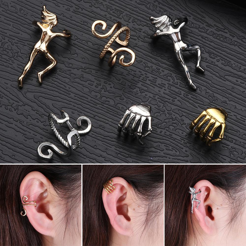 R-anting Tusuk Bentuk Tangan Tengkorak Bahan Alloy Untuk Pria / Wanita