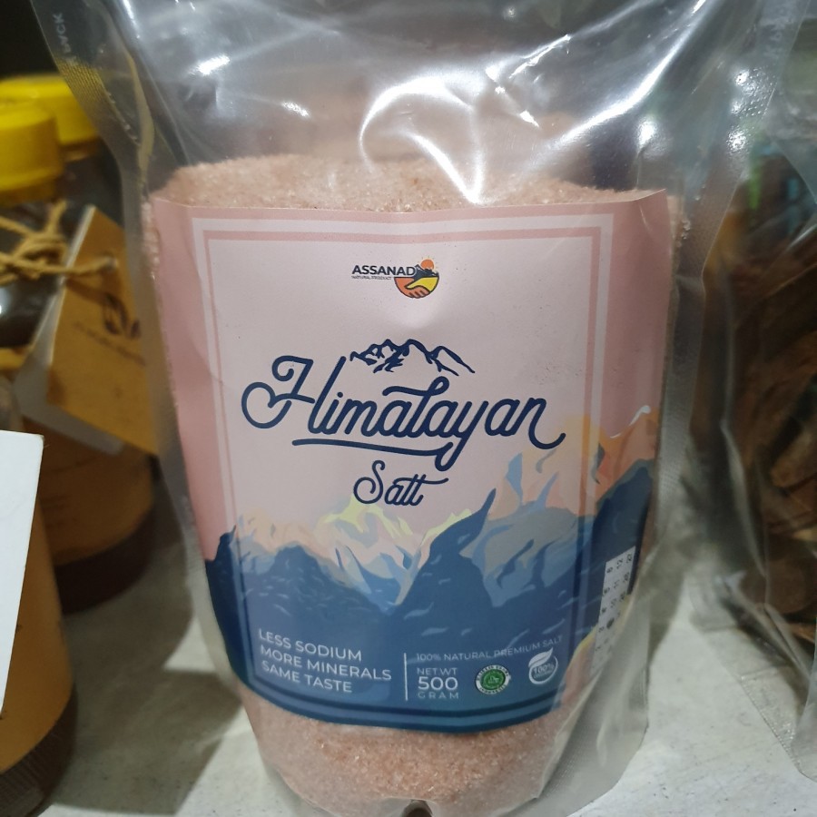 

Garam Himalaya Pink Salt 500 gr Garam Pink Himalayan 100% Original Pure