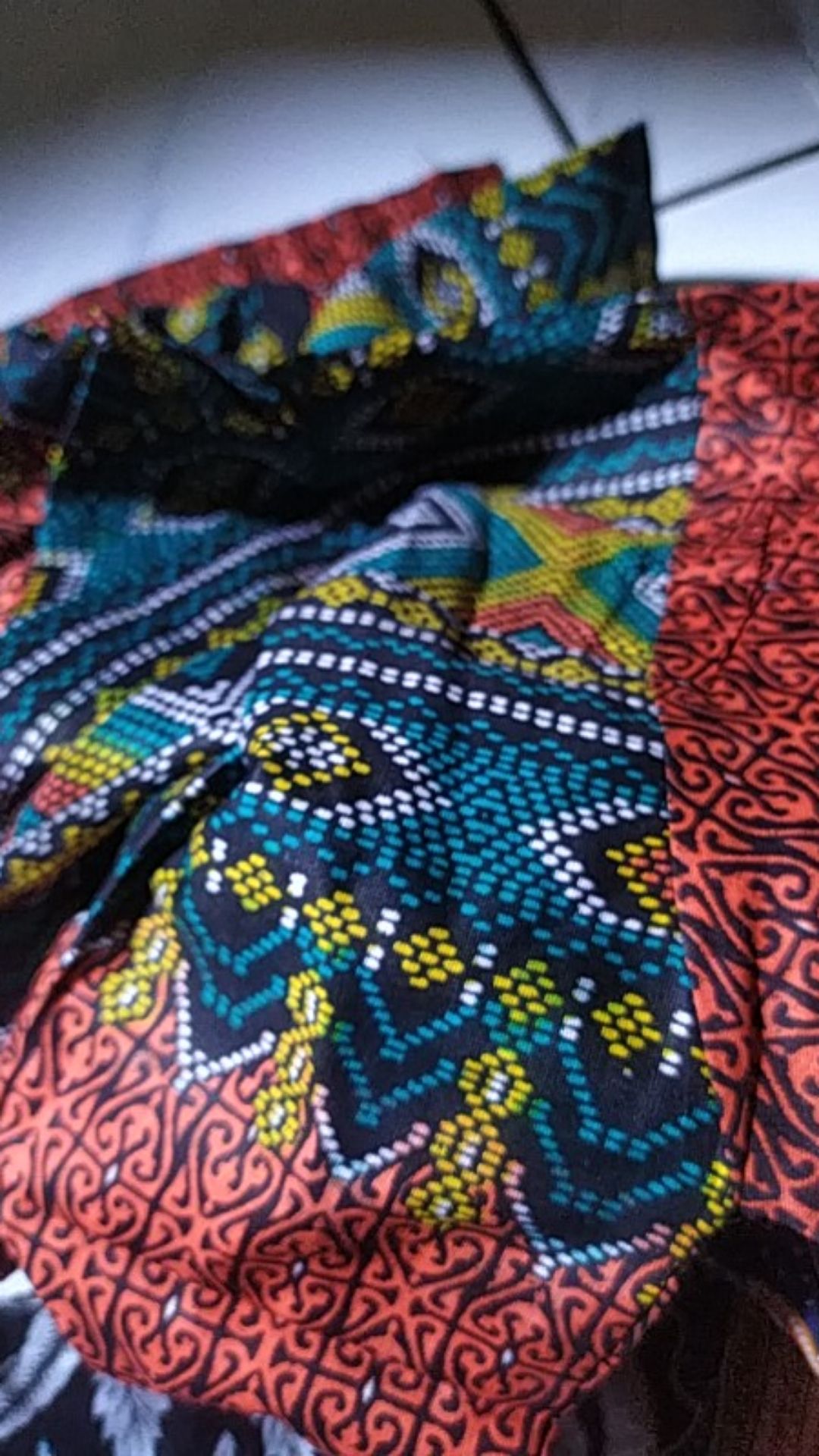 Trolis Grosir Batik Blouse Wanita Atasan Cewek Goe Orange Coklat Merah Biru Seragam Batik Trolistore