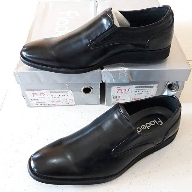 Sepatu pantofel hitam 39 40 fladeo ori sepatu kerja pria sepatu formal fladeo matahari
