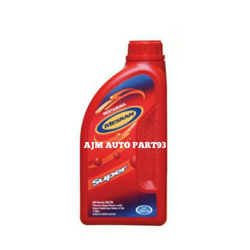 OLI MESRAN SUPER PERTAMINA 1L SAE 20W/50 1000ML