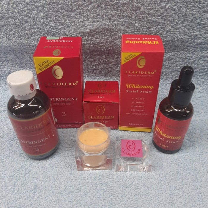 PAKET WHITENING CLARIDERM 3 IN 1