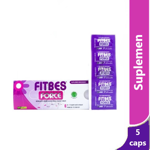 Fitbes Force / 5 kaplet - suplemen daya tahan tubuh