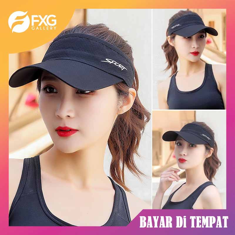 FXG Topi Olahraga Wanita Senam Jogging Golf Kekinian FXG Topi Olahraga Wanita Senam Jogging Golf Kekinian