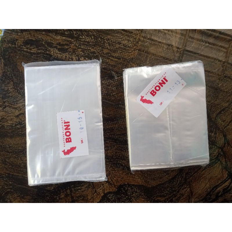 PLASTIK PP UKURAN UNTUK TEMPE 11X13 & 10X15