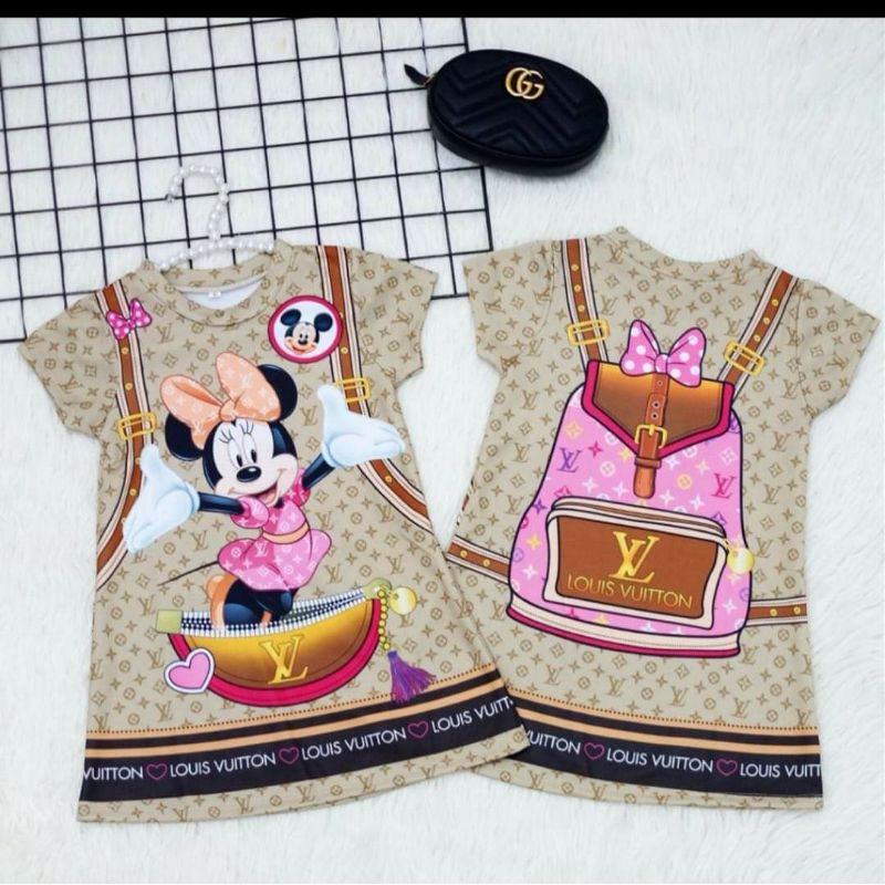 Dress Mickey LV anak