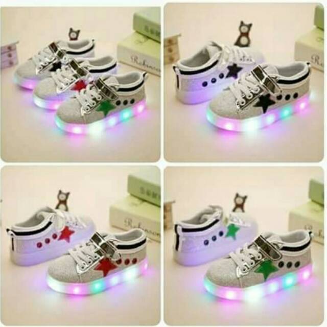 Sepatu Anak | Sepatu Anak LED | Sepatu Anak Murah | Sepatu Anak LED Star Blink