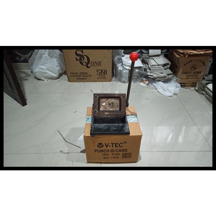 

Alat Mesin Plong / Potong Press Id Card