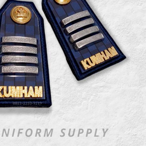 ✫ Pangkat Golongan 2A-2D PDU KUMHAM / Pangkat Lapas Akrilik / Atribut Lapas / Atribut Kumham / Paket