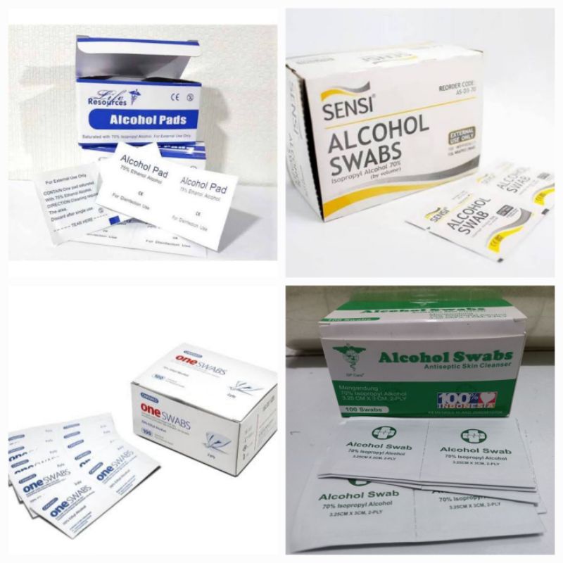 Oneswabs / Alkohol swabs isi 100 pcs