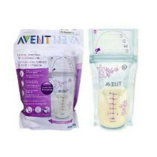 Avent Storage Bag Kantong Asi Avent 180ml Plastik Asi Asip isi 25